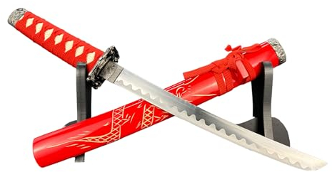 Brieföffner in Form Eines Japanischen Tanto mit Präsentations Ständer Tanto-Dolch – zur Dekoration oder als Praktisches Geschenk (HK1109S)