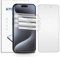 nvskvd Matt Hydrogel Folie für iPhone 15 Pro, 3 Stück Entspiegelte TPU Schutzfolie Flexible Displayschutzfolie Display Blendschutz, Anti-Fingerabdruck