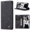 Mosoris Handyhülle für Huawei P30 Lite Hülle Leder Flip Wallet Stoßfeste Schutzhülle Klapphülle für Huawei P30 Lite Hülle Kartenfach Ständer Kameraschutz Klappbar Lederhüllen Cover Case, Schwarz