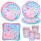 Gender Reveal - Vajilla de fiesta para 16 invitados, plato de fiesta de género Reveal, vajilla de fiesta de bebé, platos de papel, vasos, servilletas, He or She Boy or Girl, color rosa, azul, género