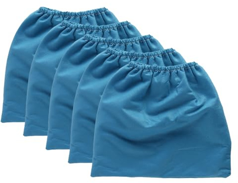 Laroal Bolsa de tela con filtro de tela azul Filtro de esponja Adecuado para accesorios de repuesto de aspiradoras en seco y húmedo