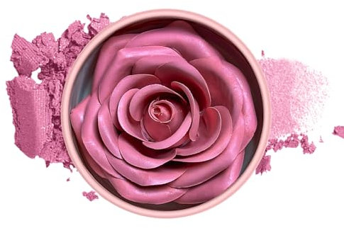Rossore rosa rossa, petalo rosa 3D durevole, leggero fard costruibile per guance donne ragazze feste raccolgono eventi per un'ampia compatibilità della pelle utilizzando un