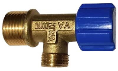 Rubinetto d’arresto per cassetta incasso tipo Geberit attacco 1/2 x 3/8 Made in Italy