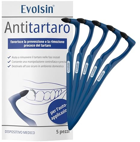 Evolsin® Anti Zahnstein Zahnsteinentferner, 5 Stück | Für Menschen, Zahnpflege & Zahnreinigung, Für zu Hause