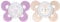 Chicco PhysioForma Succhietto Comfort 6-16 Mesi, Ciuccio Bimba con Tettarella in Silicone, Supporta la Respirazione Fisiologica e il Corretto Sviluppo della Bocca, Rosa in Colori Assortiti, 2 pezzi