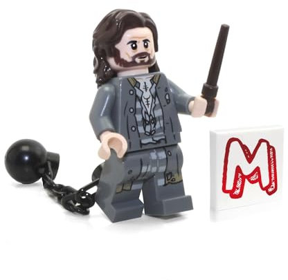 LEGO Harry Potter Mini figurine – Sirius Noir (avec baguette, boule et chaîne) 75945