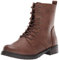 Amazon Essentials Combat Boots Stringati Donna, Cognac, 39 EU