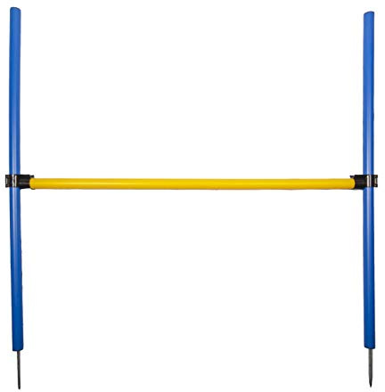Pet Brands Agility Hurdle Jump, Blue/Yellow,100x67x3 cm (Pack of 1)