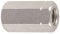 Verbindungsmuttern Sechskant A2 Edelstahl DIN 6334 Langmuttern Gewindemuffen V2A M6 - M16 (10, 6 x 18)