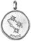 NKlaus Zwillinge Sternzeichen 925 Sterlingsilber 16mm Kettenanhänger Horoskop Zodiak 1690