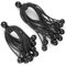 tEEZErshop 30x Hochelastisch Spanngummi mit Kugel 12 + 18cm Planenspanner,Strapazierfähige Gummispanner,Latex Expanderschlingen, für Banner,Planen,Netz,Trampolin (30 stück schwarz/weiß)