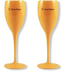 Veuve Lot de 2 flûtes à champagne Clicquot Yellow Label