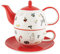 440s Mila Keramik Tee-Set Tea for One Frohes Fest | MI-992461 | 4045303003804