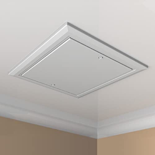 Timloc 1168 White Loft Trap Door Push Up Insulated Hatch Access Attic Door