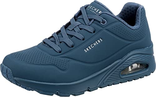 Skechers Women's Uno Stand on Air Sneaker, Blue 01, 3.5 UK