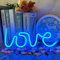 UExnkj-Y Love Neon Led Sign Blau LED Schild LED Leuchtreklame Dekorative Angetrieben von Batterie oder USB für Schlafzimmer Bar Party Hochzeit Weihnac