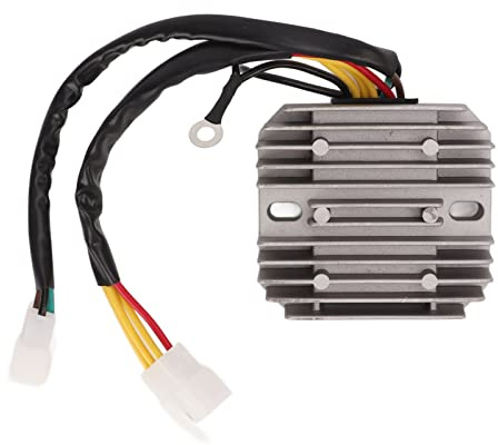Aramox 12V Moto Regolatore di Tensione Raddrizzatore In Lega di Alluminio di Ricambio per GT 380 550 750 TS 400 OE: 32800-31021