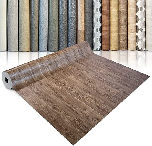 casa pura Vinylboden Meterware in vielen Designs - Holzoptik Fliesenoptik Steinoptik - PVC Bodenbelag - Vinyl Designbelag für Küche, Bad & Wohnbereich (Eiche Gold 609L, 200x3000cm)