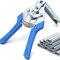 Type M Nail Ring Pliers, Rustproof Fixing Clamp with 600 Nails Repair Tools for Mesh Cage Wire Fence Poultry Cage