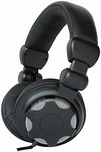 Audífonos DJ Deluxe BLK, auriculares con cable de audio visual, 1 unidad