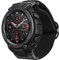 kwmobile Armband kompatibel mit Huami Amazfit T-Rex/T-Rex Pro - Nylon Fitnesstracker Sportarmband Band in Schwarz - Innenmaße von