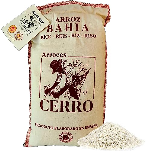 1 kg. Riz spécial Paella Bahia D.O. Valencia - Arroz Redondo, le riz blanc d'Espagne - Paella Riz - Parfait pour les plats méditerranéens