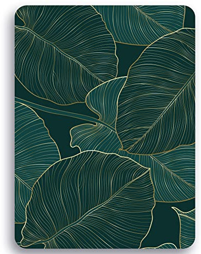 Audimi Small Mouse Mat 15x20 cm, Mini Mouse Pad for Wireless Mouse Travel Office Laptop Portable Tropical Leaves