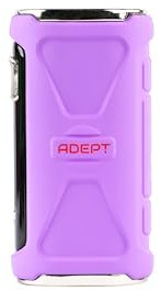 TVDC Adept Mod for Innokin Kits, 3000mah Built-in Battery, LED Indicates Battery Level, Waterproof, Dustproof and Shockproof Vaping Experience, 2ml Cartridge No Nicotine, (Purple)