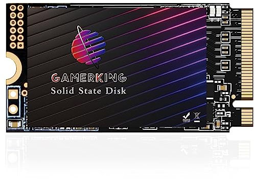 GAMERKING Disque SSD interne haute performance M.2 2242 NVMe PCIe Gen3.0 x4 3D NAND TLC 42 mm, compatible avec ordinateur de bureau, ordinateur portable, tablette Ultrabook, 1 To