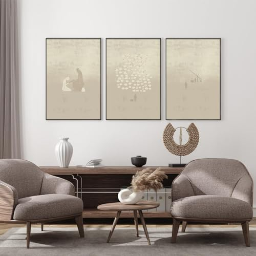 Christliche Jesus-Wandkunst, religiöse Wanddekoration, Wohnzimmer, Boho-Leinwand, Wandkunst für Schlafzimmer, Kunstdrucke und Poster, ästhetische Bibelversen, Wanddekoration, minimalistische