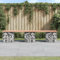 Camerina Gartenbank aus Gabionen 203x44x42 cm Sitzbank Garten GabionenköRbe Gabionen Bank Outdoor Patio BäNke Massivholz Douglasie