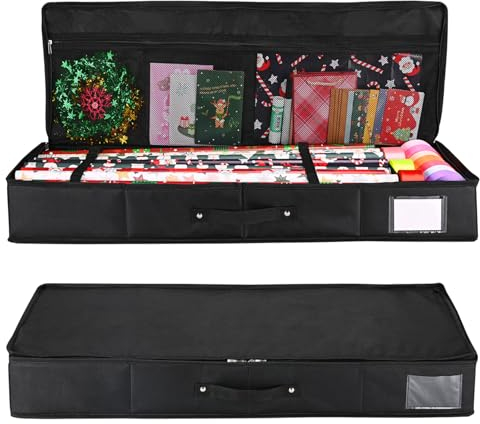 Mrrihand Geschenkpapier Aufbewahrung 600D Oxford,90x30x12 cm Geschenkpapier Organizer