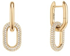 Daniel Wellington Crystal Link earrings One Size Gold Plated Brass Gold