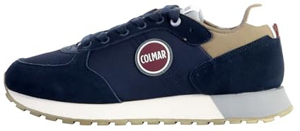 Scarpe uomo Colmar sneaker Travis authentic 001 suede/ tessuto navy/ grey/ military green U25CO13 45