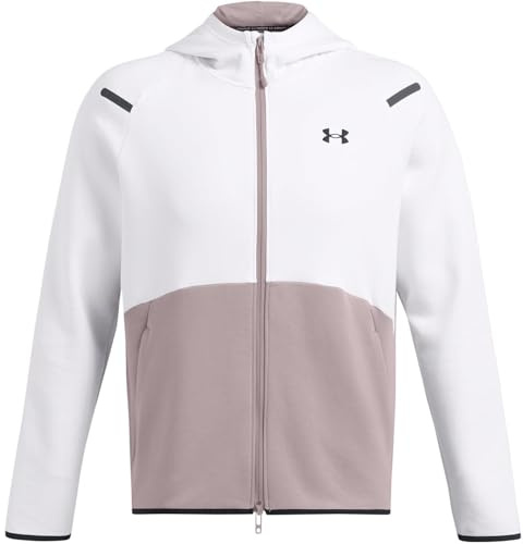 Under Armour Unstoppable Herren Schwarz Casual Style Sweatjacke 1389352-001, Grey melé, S