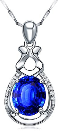 Ewigkeitsring mit Tansanit, Diamantketten für Mädchen, weiße tropfenförmige Blaue ovale Tansanit-Verlobungsringe mit 1,3/2,1 ct FL für Frauen