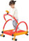 VBVARV Manuelles Fitness-Laufband für Kinder mit Kilometerzähler, Timer, Abschaltautomatik und Monitor