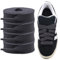 Cordeaux Épais pour Adidas Campus 00s, Pack de 2 Paires Lacs Plat Large de 15mm, Lacs de Remplacement pour Sneakers - Gris