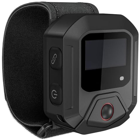 OURHZTB Télécommande GPS Bluetooth compatible avec Insta360 X4 Series/Ace Pro/Go3S, télécommande intelligente d'obturateur d'appareil photo, avec câble de charge de type C, deux sangles de poignet