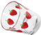Alipis Verre à Verre Motif Fraise Tasse à Café à Lait pour Maison Bureau Mug Transparent Polyvalent pour Boissons