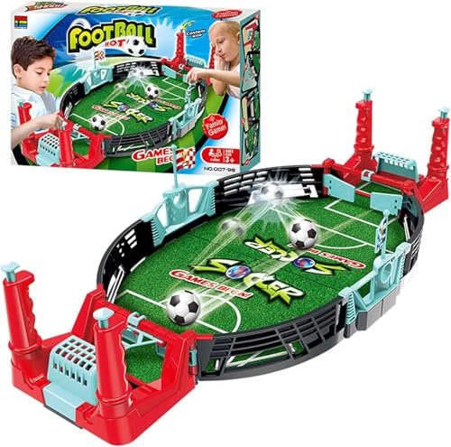 Mini Tischkicker Kinder CHUNLINLAODA-Tischspiele Fußball Tischfußball für Jungen Mädchen Interaktives Spielzeug für Kinder Familienparty-Spiel Puzzlespiele Geburtstagsgeschenk für Kinder