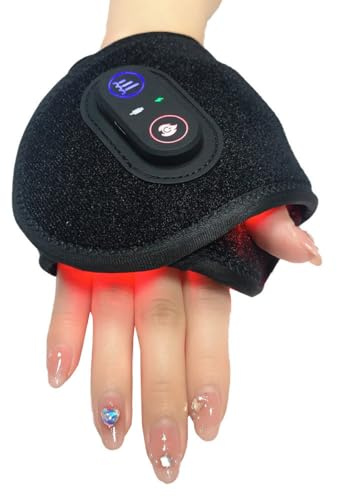 Infrarotbandage Gürtel – 660nm & 850nm Lichtgerät für entspannende Wärme, Muskel- & Gelenkkomfort an Arm, Handgelenk, Knöchel & Fuß, Ideal für Zuhause & Sport