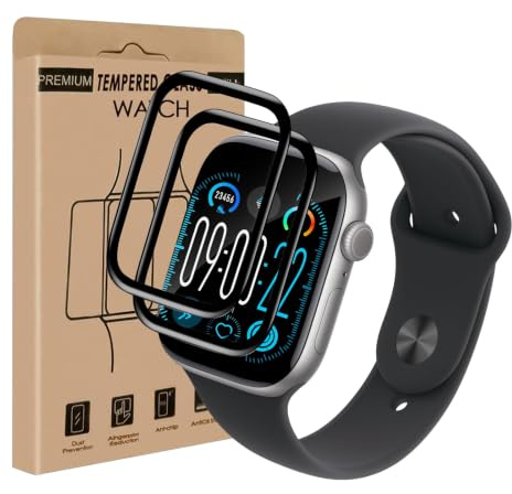 Carantee 2 Stück Schutzfolie für Panzerglas für Apple Watch Series 11 42mm | Ultra-HD Kratzfest Bläschenfrei für Apple Watch 42mm Displayschutzfolie