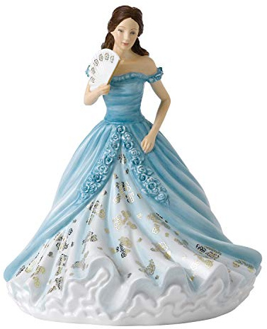 Royal Doulton Annabelle 22cm, Lilac, Bone China, Turquoise