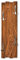 Kreative Feder Wand-Garderobe Holz Rot-Braun Shabby-Chic Vintage ca. 100x30cm mit vier Haken