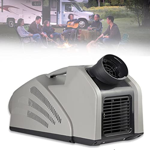 Portable Air Conditioner Camping for Tents Home AC Cooling Unit 2350 BTU, 24V DC & 100-240V AC, 3 fan speeds, for tents, rooms, car and motorhome