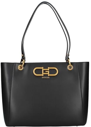 GUESS Damen Fleet Tragetaschen, Schwarz