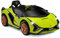 GOPLUS Kinder Elektroauto Lamborghini, Kinderauto mit Fernbedienung, Kinderfahrzeug, Bluetooth USB, mit Hupe & Musik, 3-5 km/h, Vorwärts & Rückwärts Möglich, für Kinder von 3-8 Jahre (Grün)