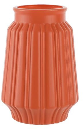 siduytin Eye-catching Home Décor Handcrafted Flower Vase For Modern Homes PE Ornaments For Living Room Modern Vases For Flowers, Orange