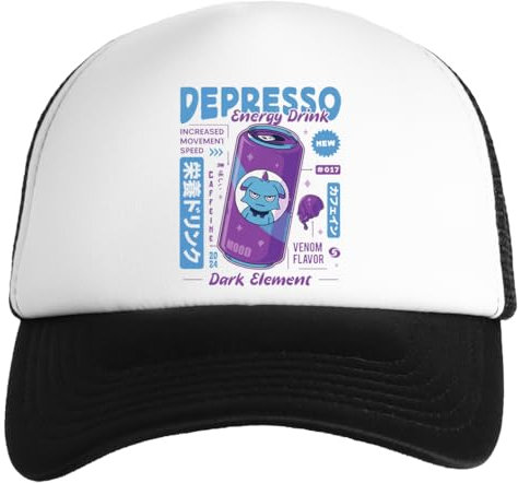 Depresso Energy Drink Weiße Kinder Baseball Cap Unisex Snapback